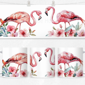 Flamingo Ahenk Kupası – Porselen Kahve Kupası