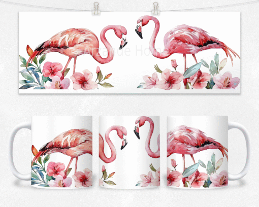 Flamingo Ahenk Kupası – Porselen Kahve Kupası