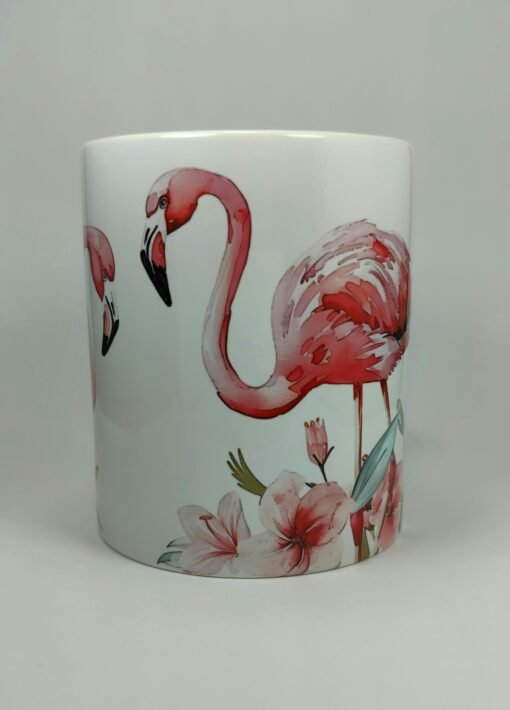 Flamingo Ahenk Kupası – Porselen Kahve Kupası - Görsel 2