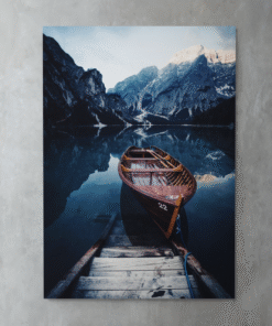 Sessiz Liman Metal Tablo – Sükunet Yolu