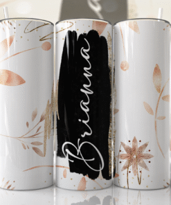Siyah Gold Detaylı Zarif Termos 600 ml