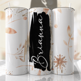 Siyah Gold Detaylı Zarif Termos 600 ml