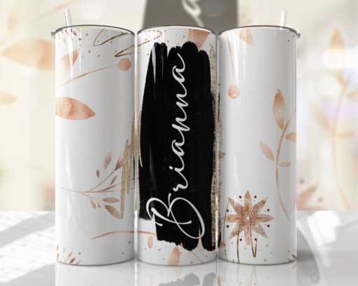 Siyah Gold Detaylı Zarif Termos 600 ml