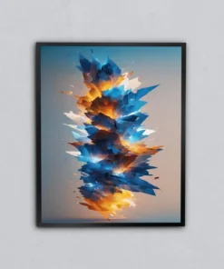 Kristal Spiral Metal Tablo