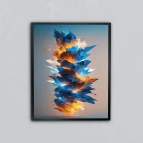 Kristal Spiral Metal Tablo