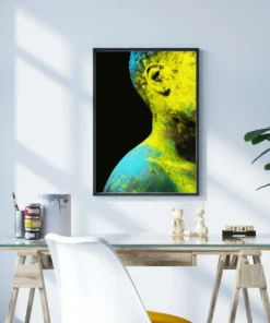 Neon Vücut Metal Tablo - Görsel 3