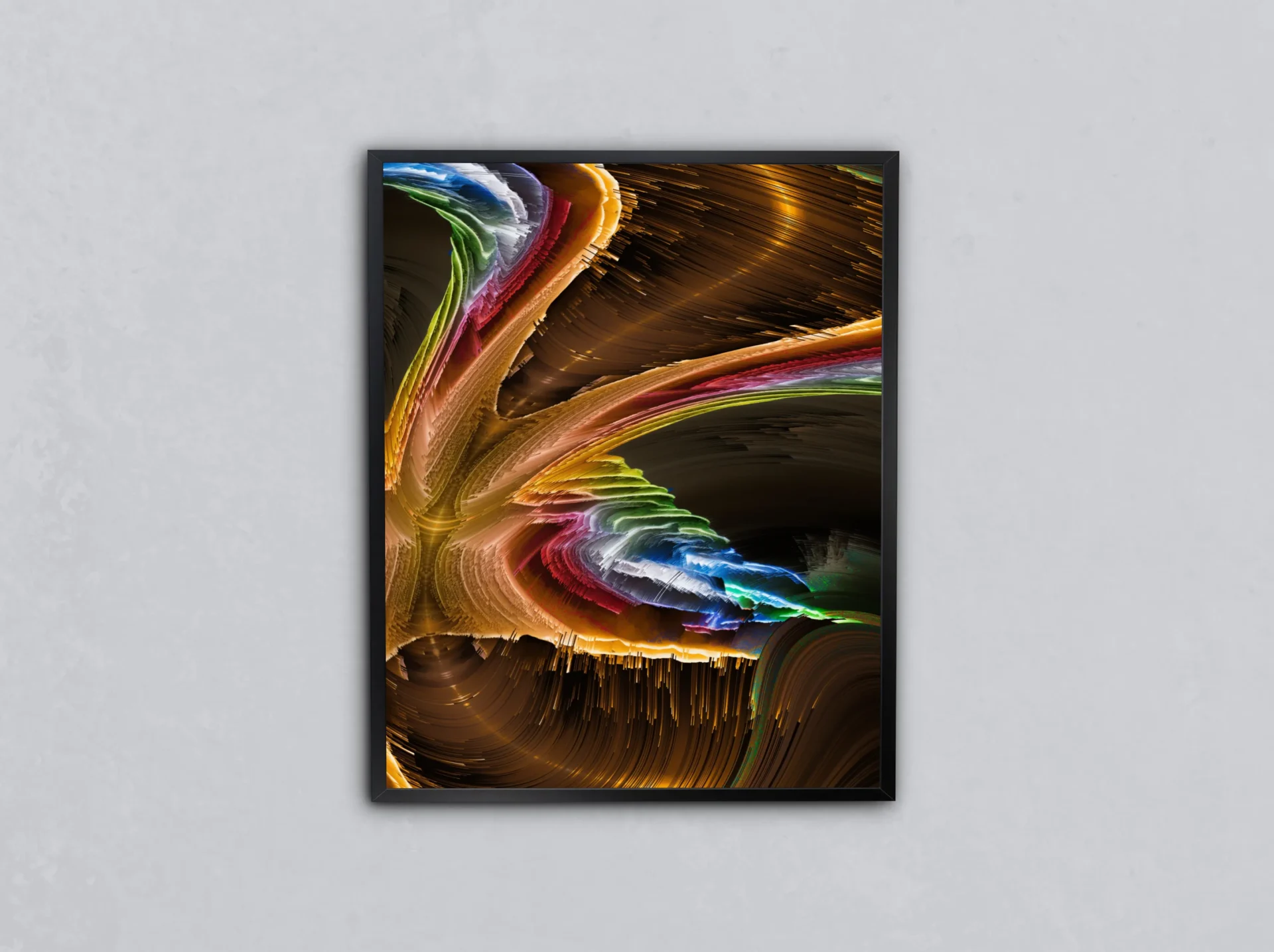 Işık Pençesi Metal Tablo