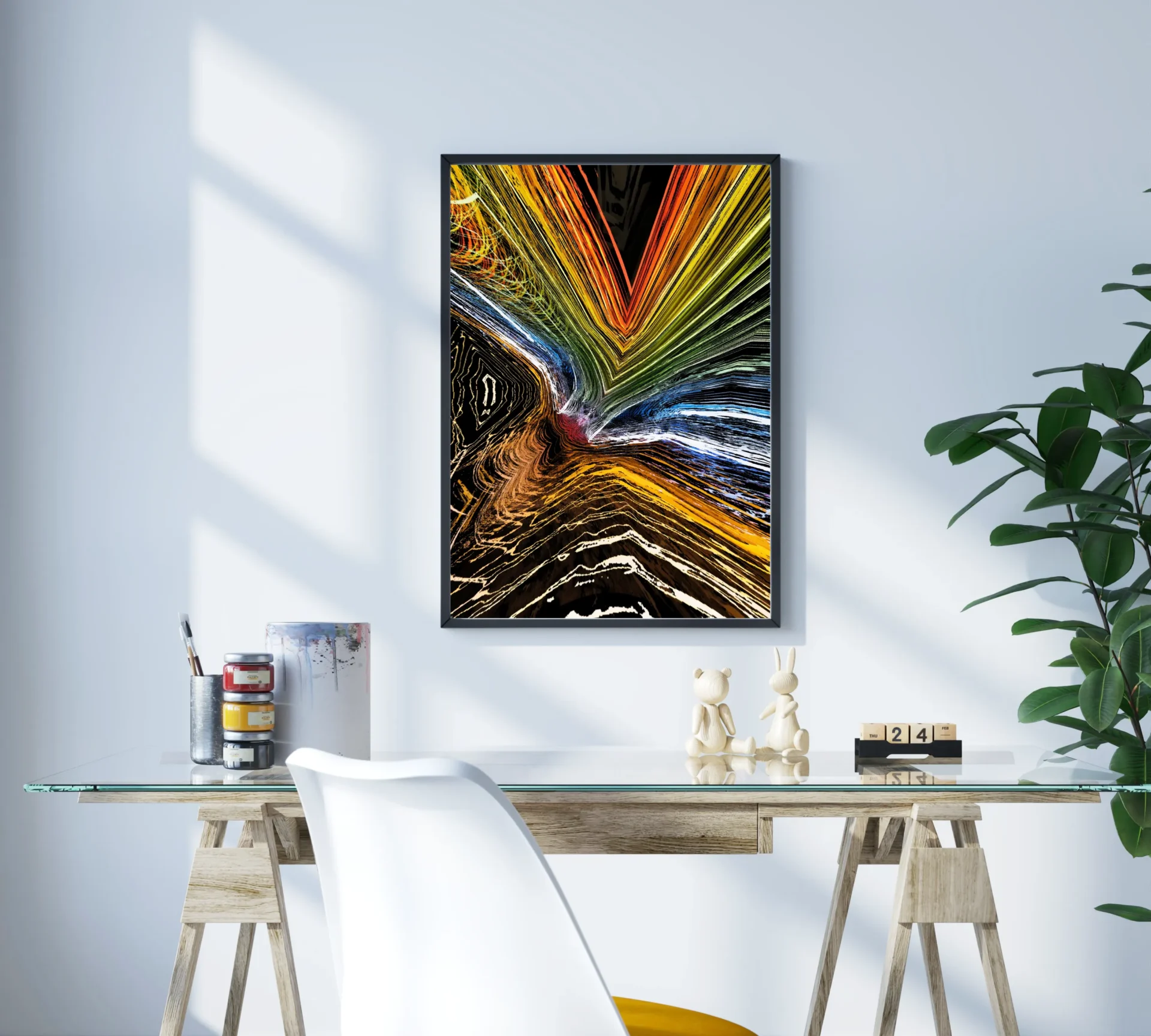 Renk Vadisi Metal Tablo - Görsel 3