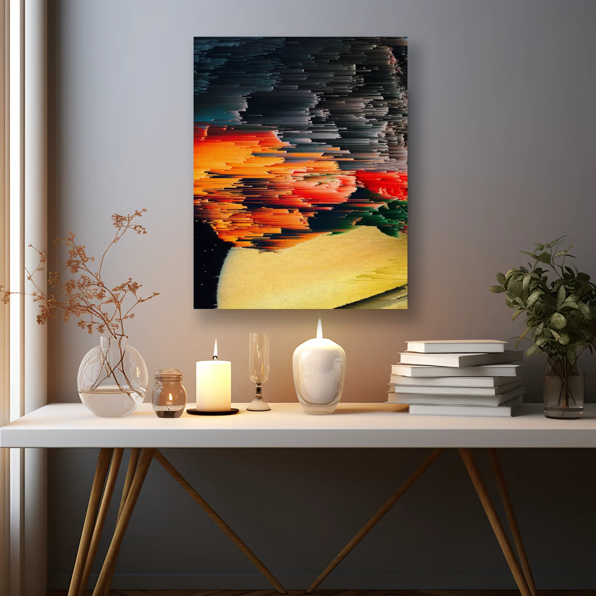 Çözülüş Metal Tablo - Görsel 2