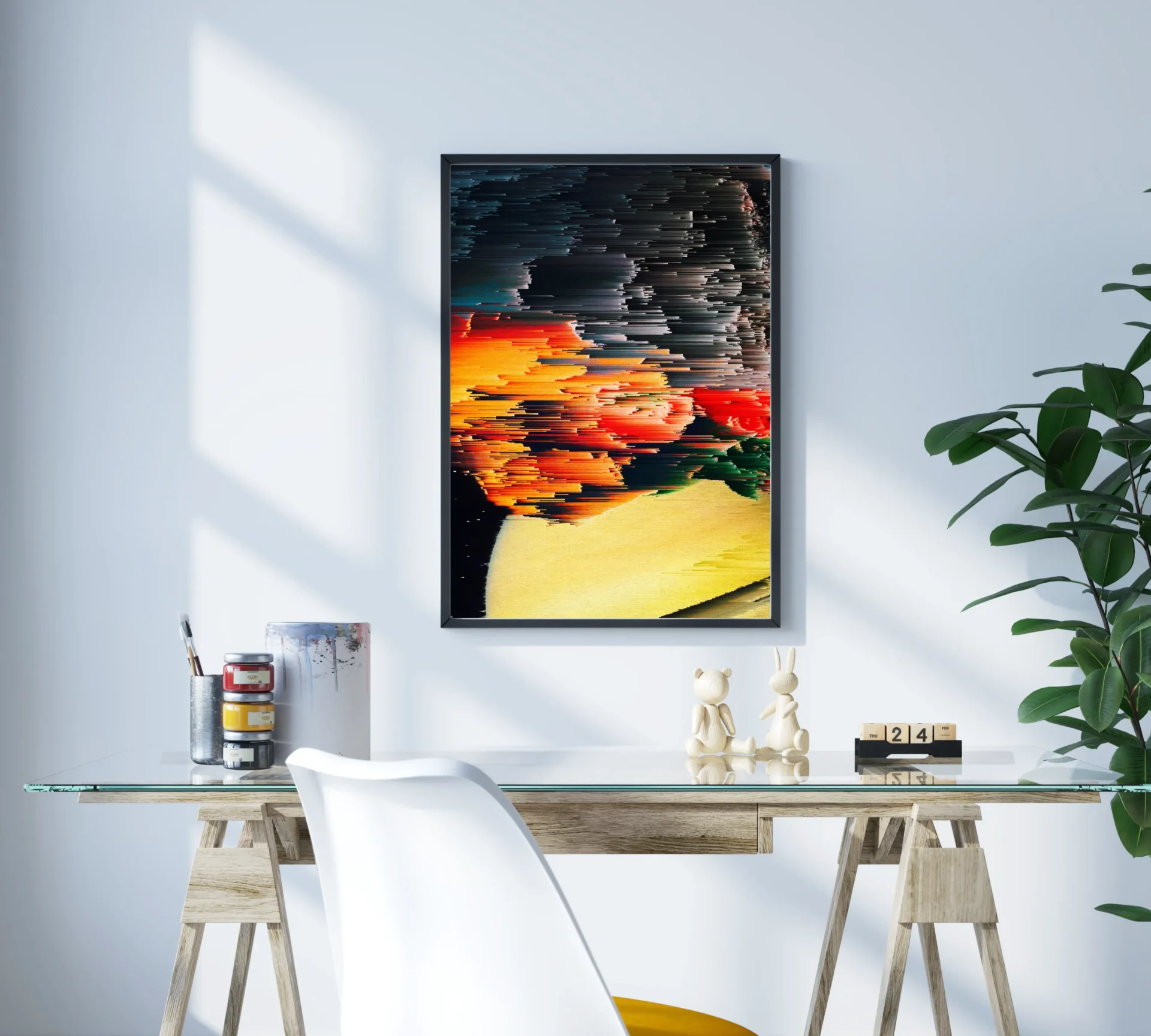 Çözülüş Metal Tablo - Görsel 3