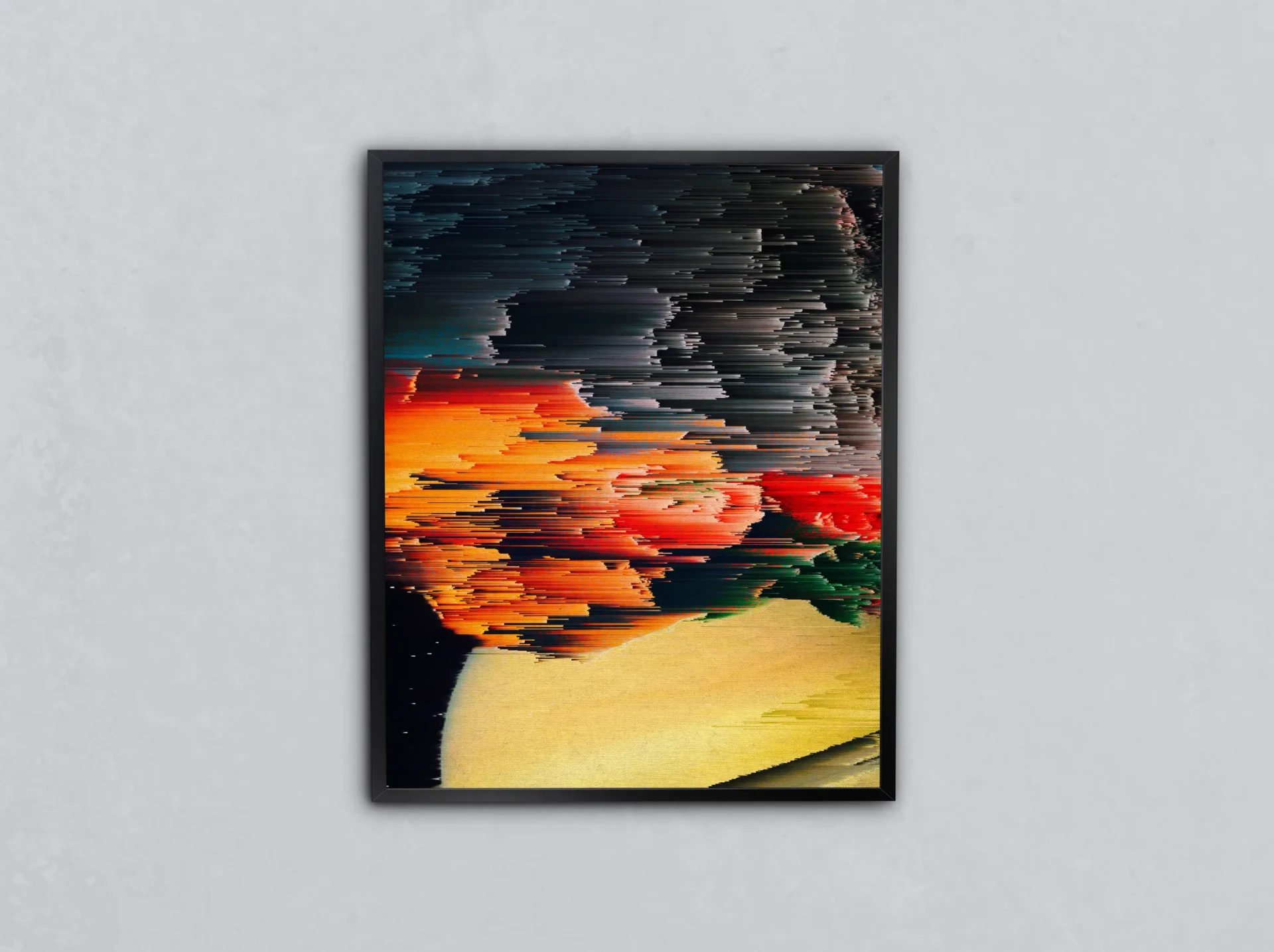 Çözülüş Metal Tablo