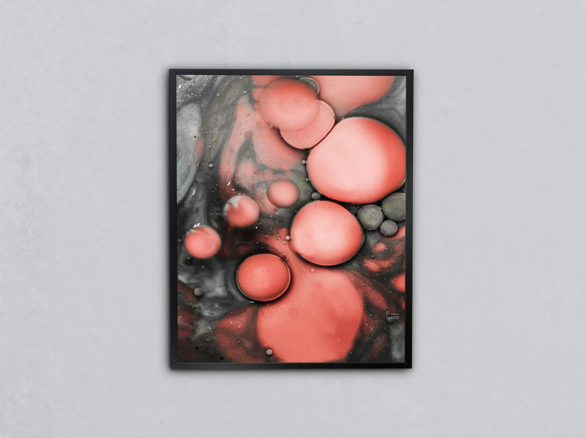 Köpük Dalgası Metal Tablo