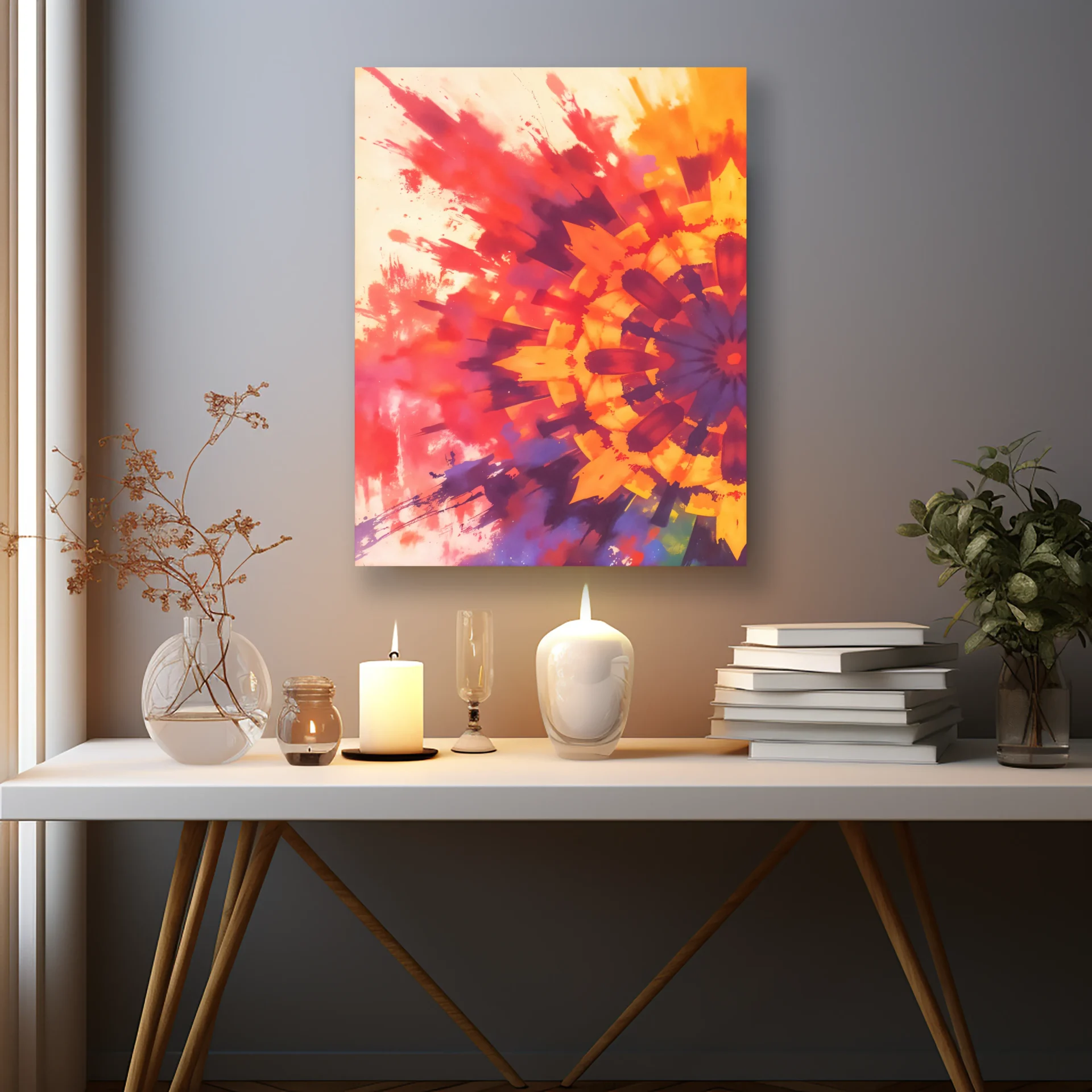 Kıvılcım Yağmuru Metal Tablo - Görsel 2