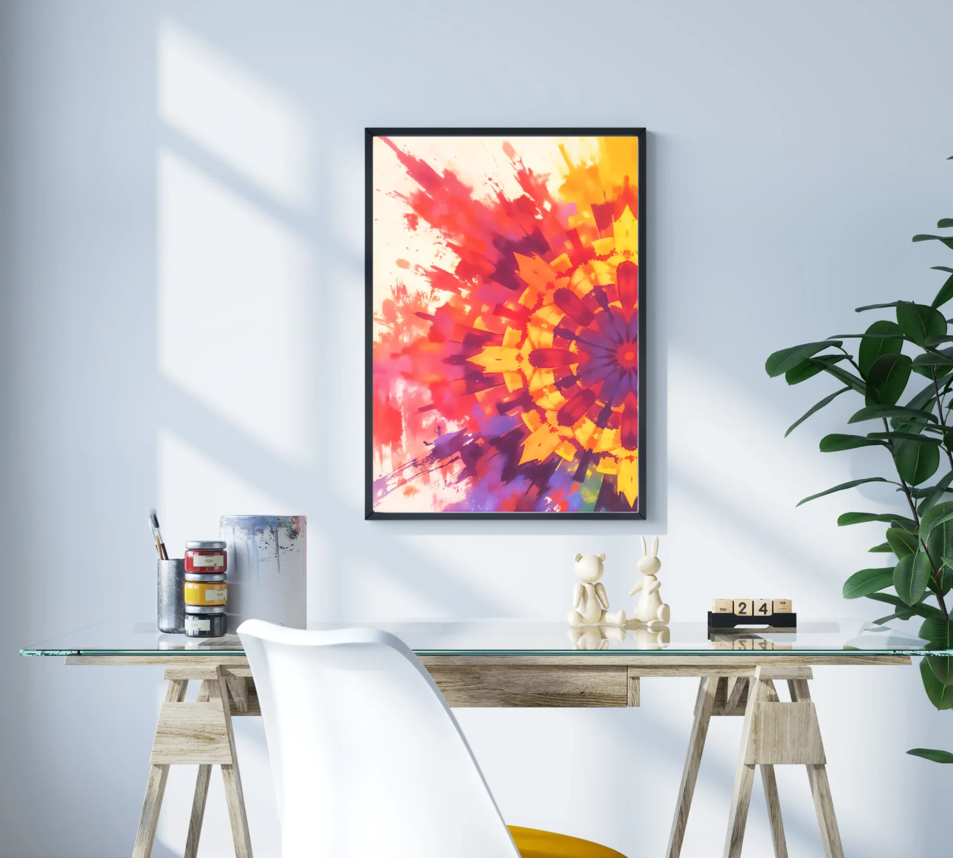 Kıvılcım Yağmuru Metal Tablo - Görsel 3