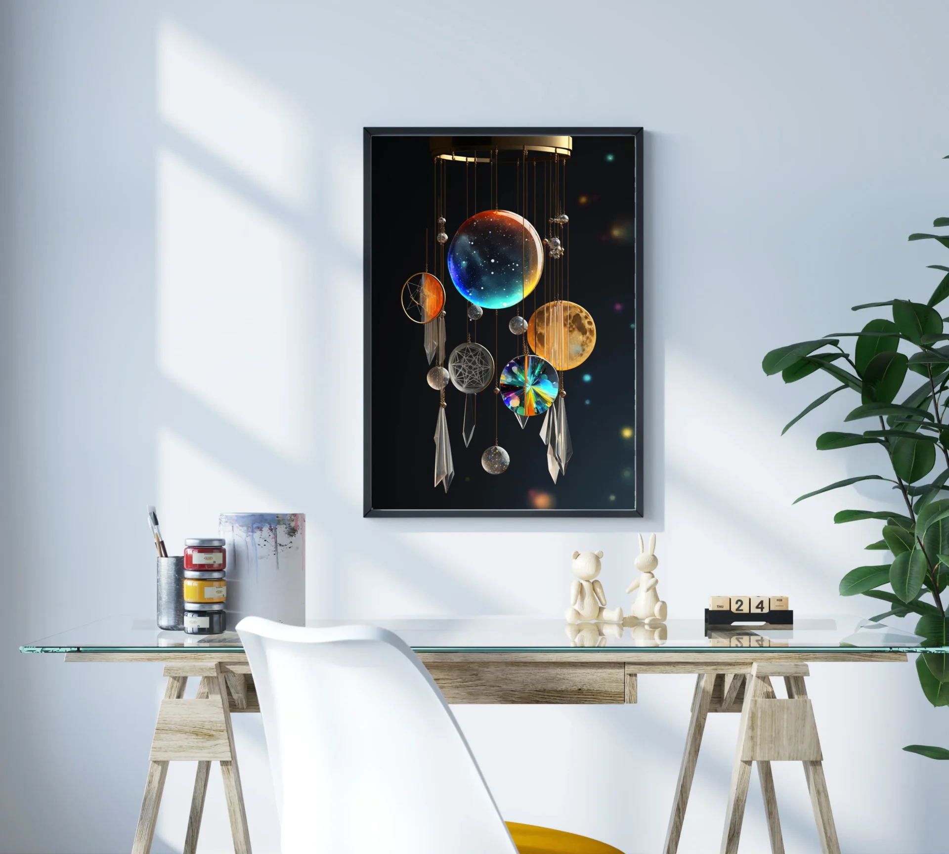 Gezegen Rüyası Metal Tablo - Görsel 3