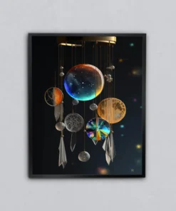 Gezegen Rüyası Metal Tablo