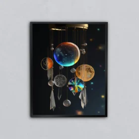 Gezegen Rüyası Metal Tablo