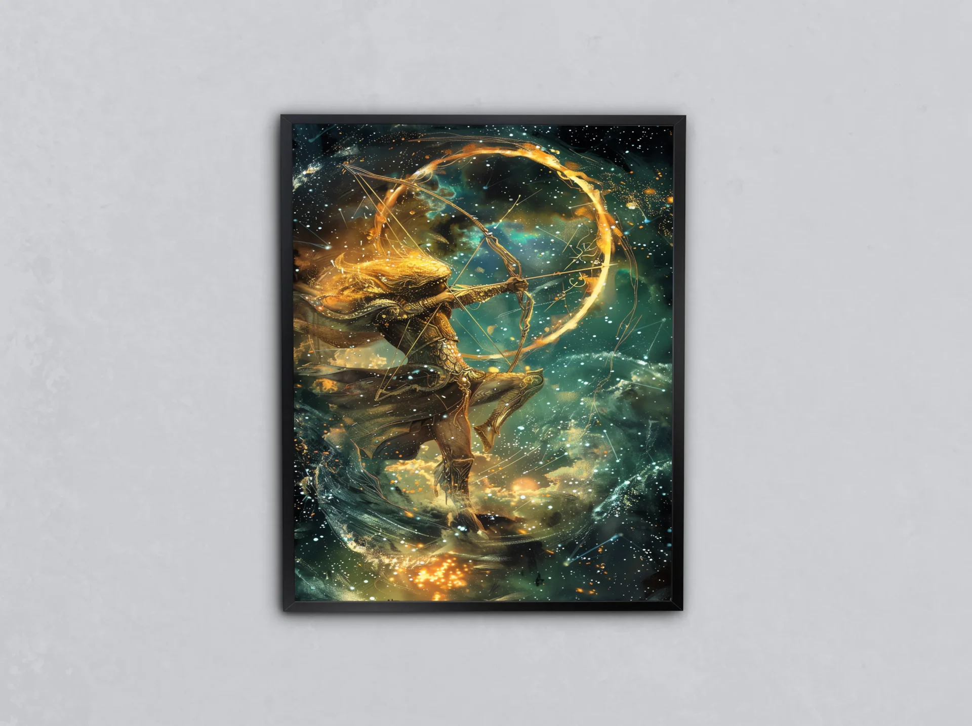 Altın Ok Metal Tablo