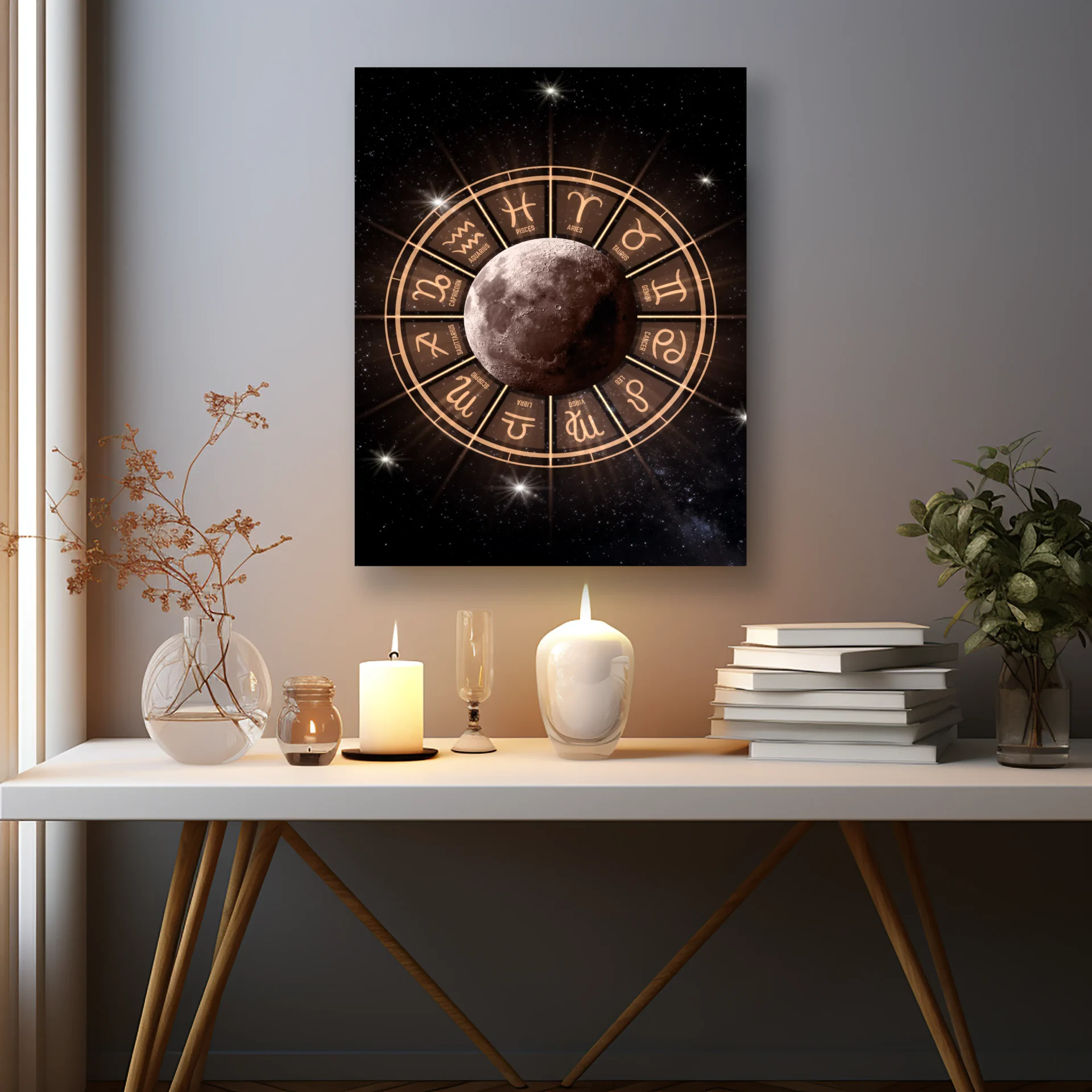 Zaman Saati Metal Tablo - Görsel 2