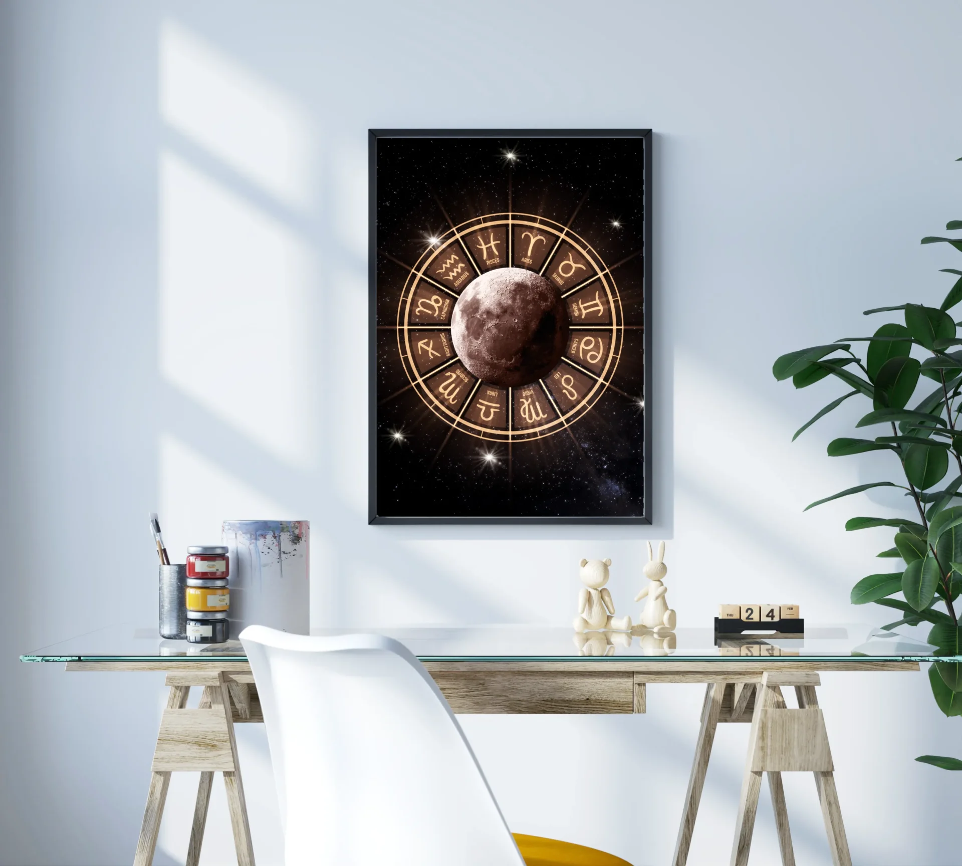 Zaman Saati Metal Tablo - Görsel 3