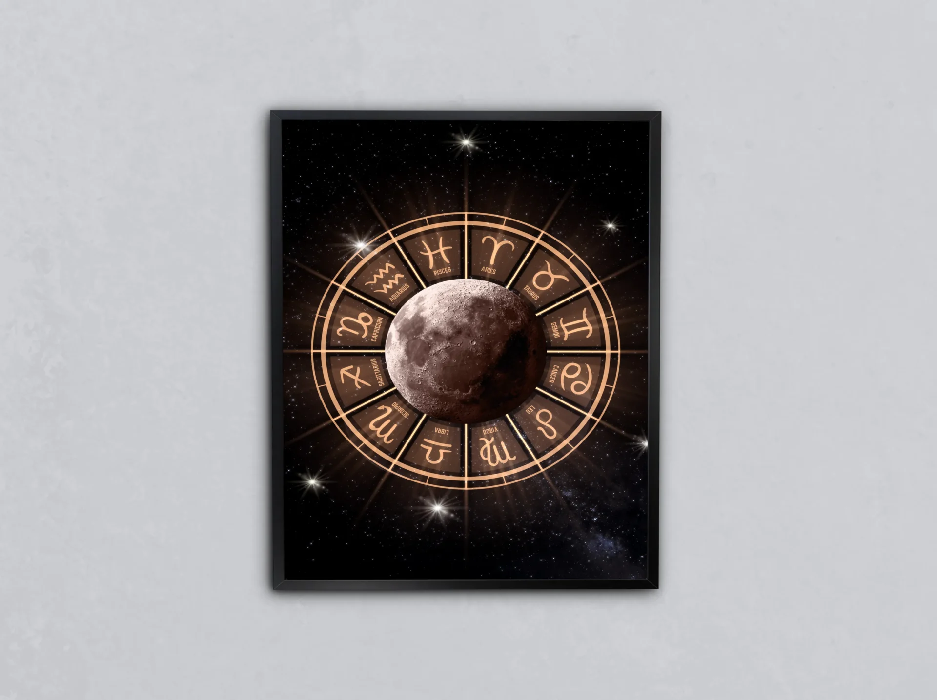 Zaman Saati Metal Tablo