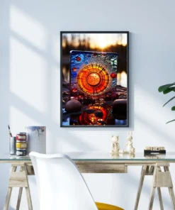 Enerji Merkezleri Metal Tablo - Görsel 3