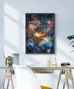 Nebula Patlaması Metal Tablo - Görsel 3