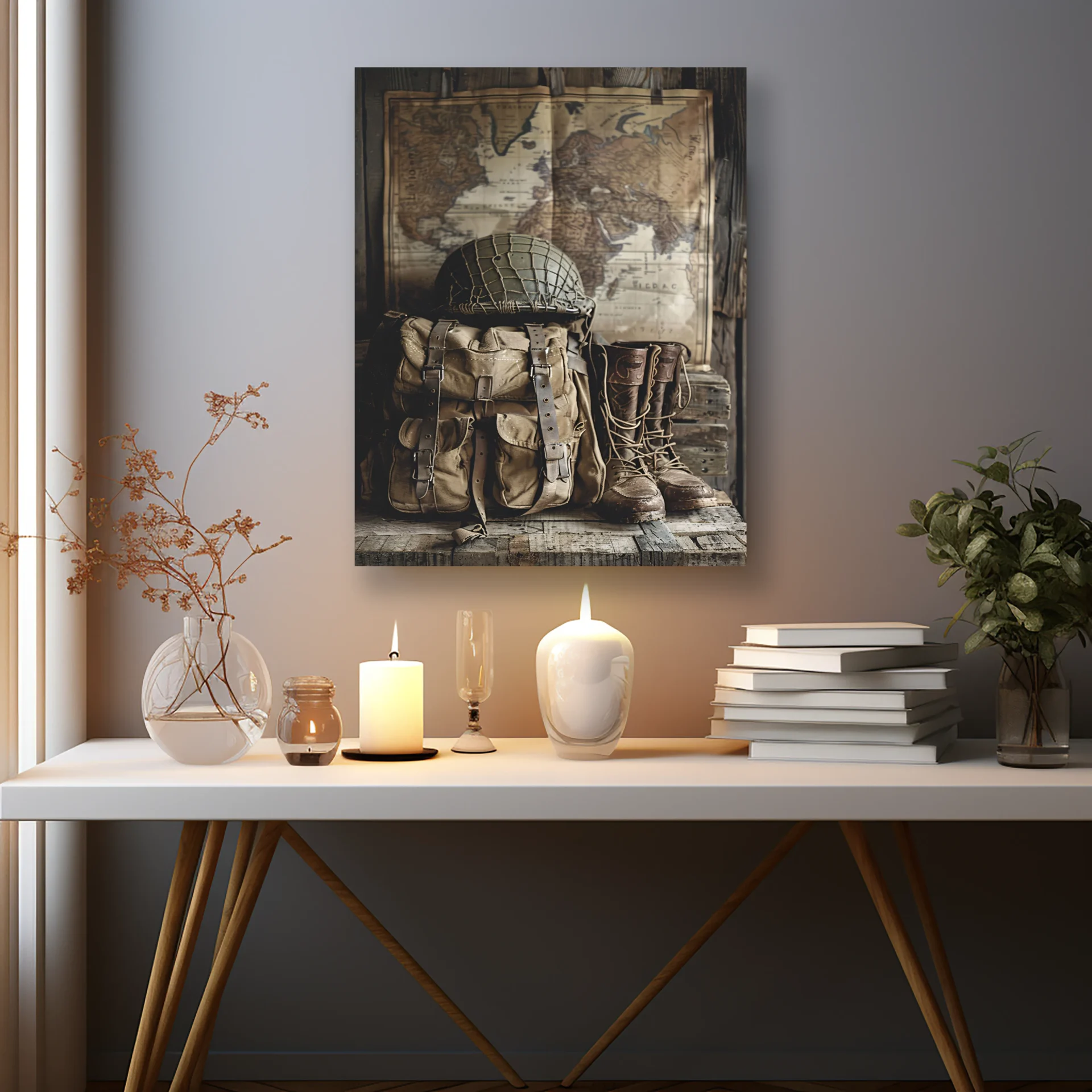 Zamanın Koruyucusu Metal Tablo - Görsel 2