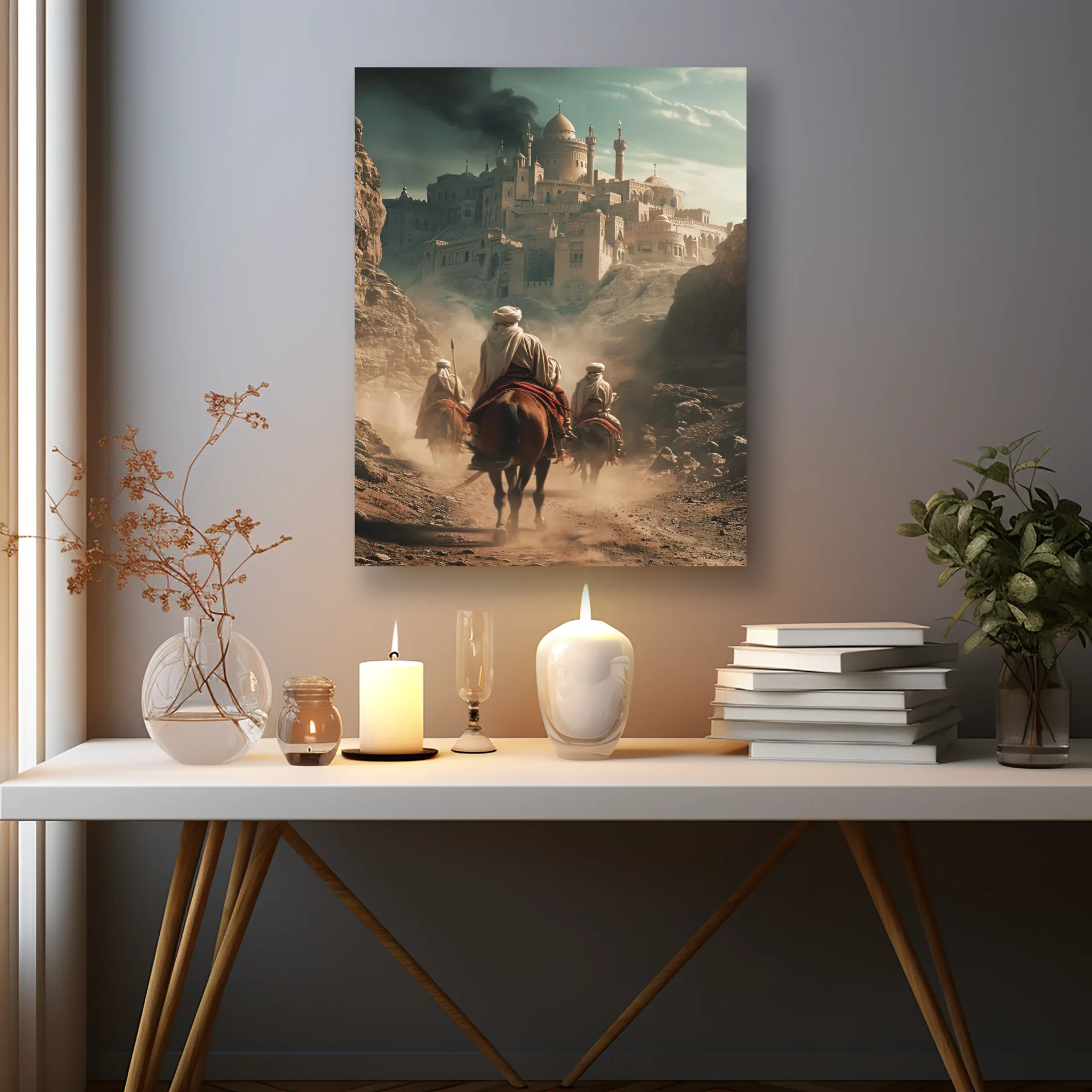 Çölün Savaşçıları Metal Tablo - Görsel 2