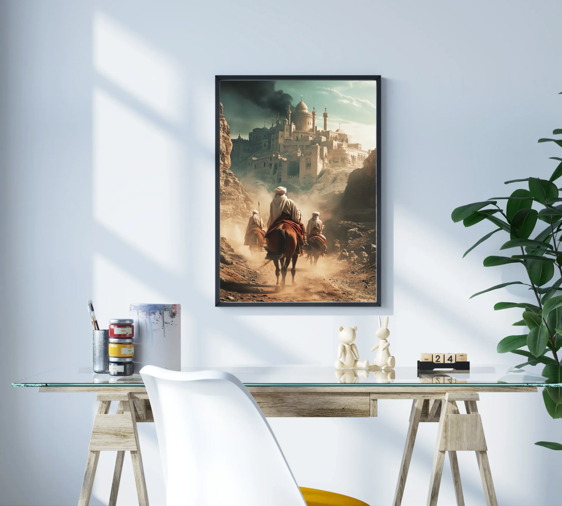 Çölün Savaşçıları Metal Tablo - Görsel 3