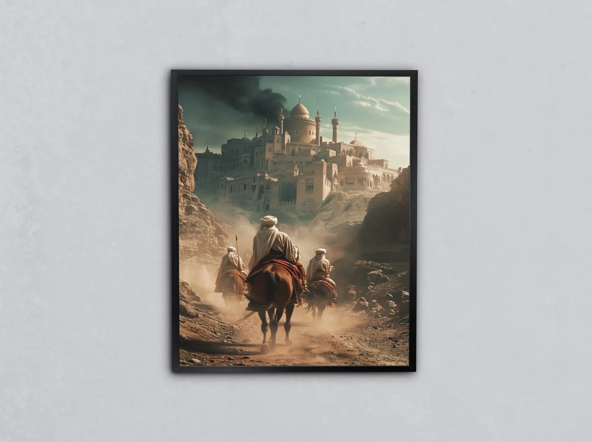 Çölün Savaşçıları Metal Tablo