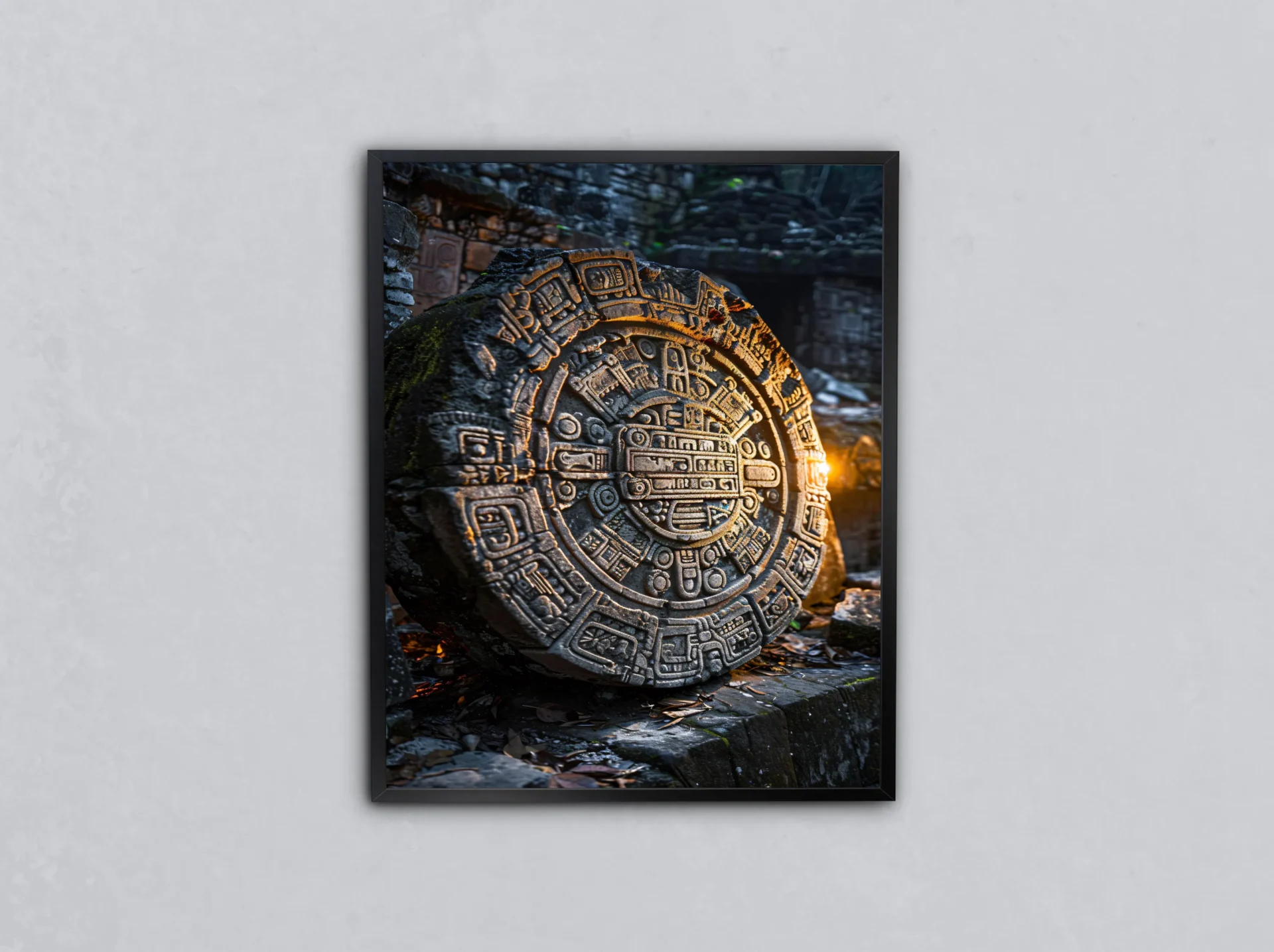 Zaman Taşı Metal Tablo