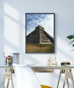 Yılan Piramidin Gölgesi Metal Tablo - Görsel 3