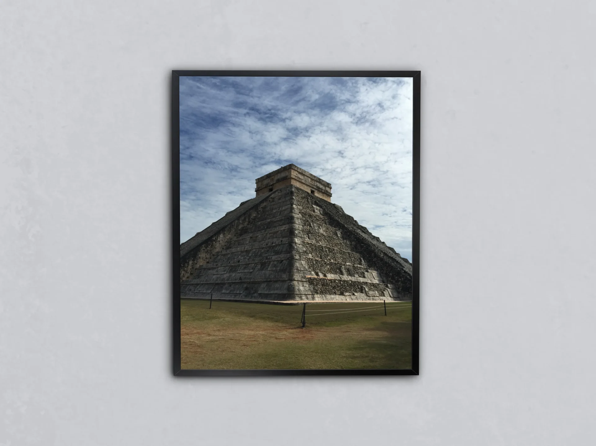 Yılan Piramidin Gölgesi Metal Tablo