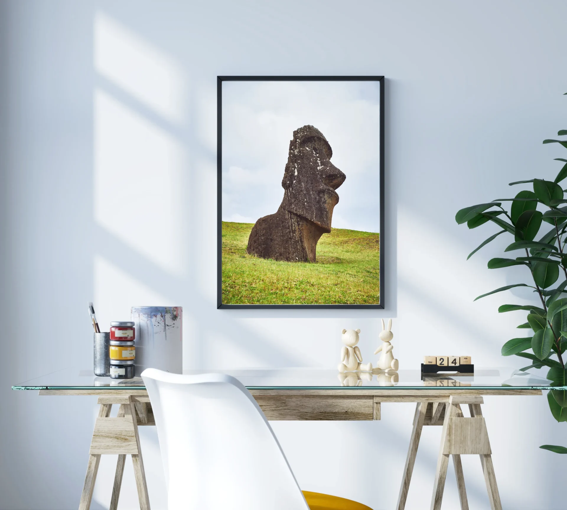 Yalnız Taşın Sırrı Metal Tablo - Görsel 3