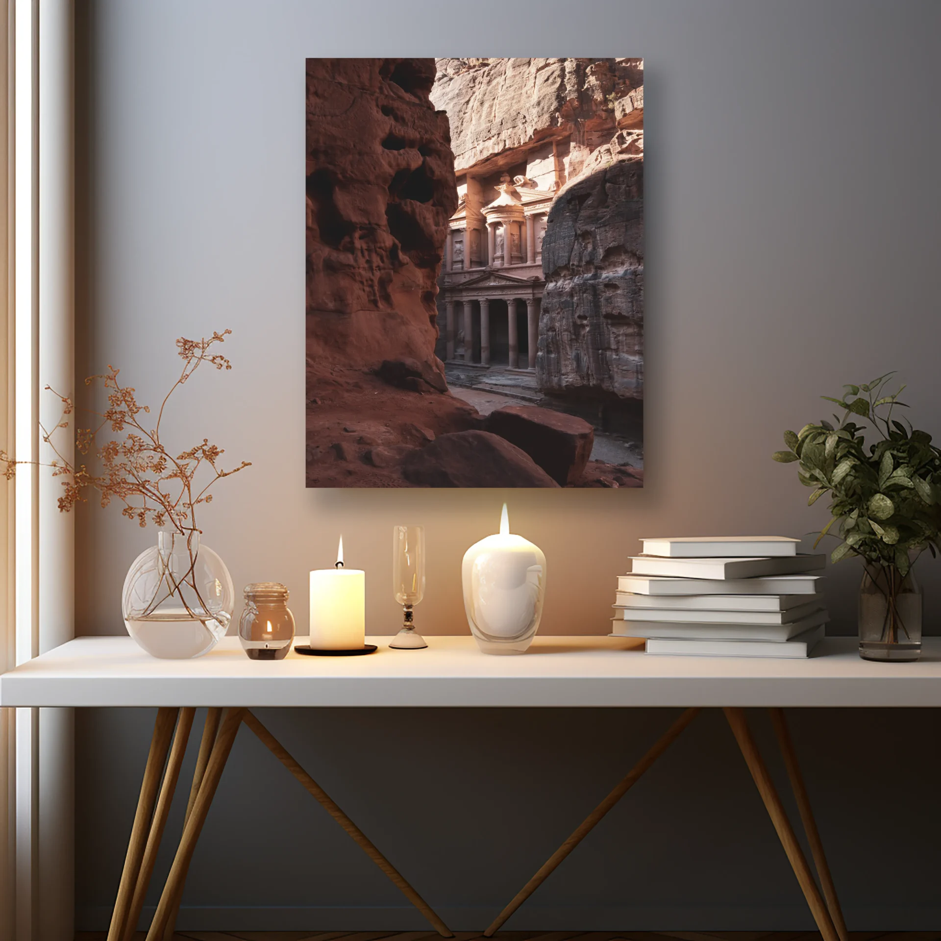 Kızıl Kanyonun Kapısı Metal Tablo - Görsel 2