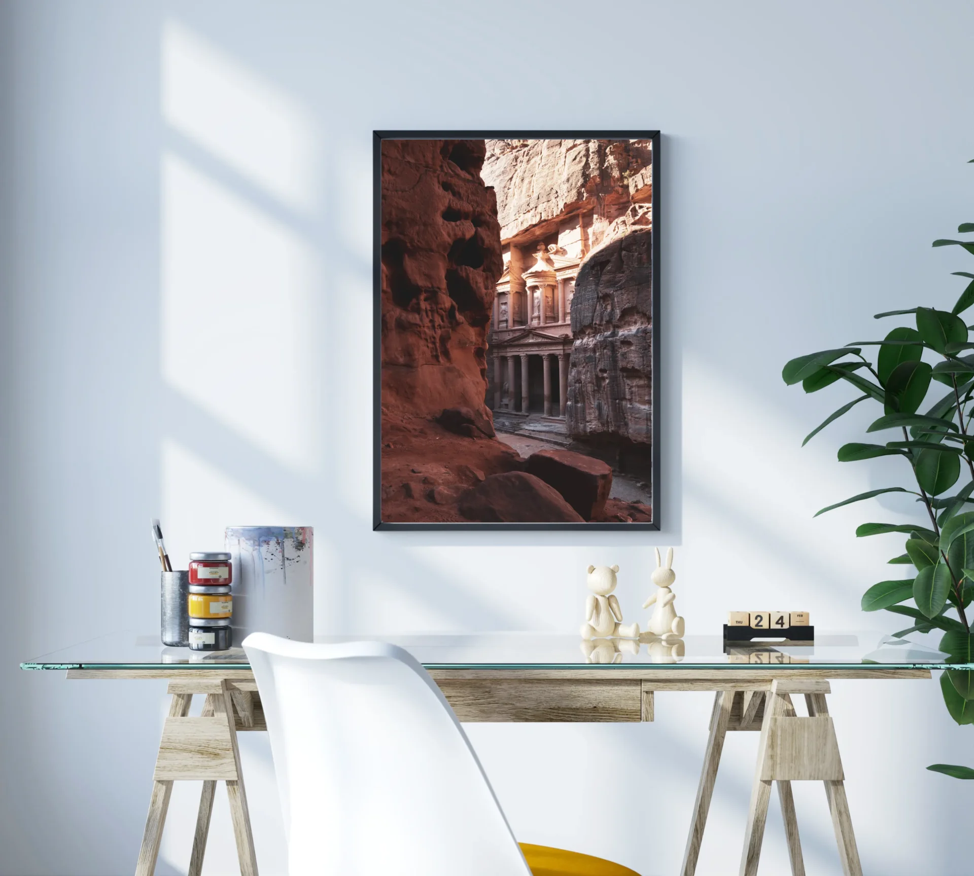 Kızıl Kanyonun Kapısı Metal Tablo - Görsel 3