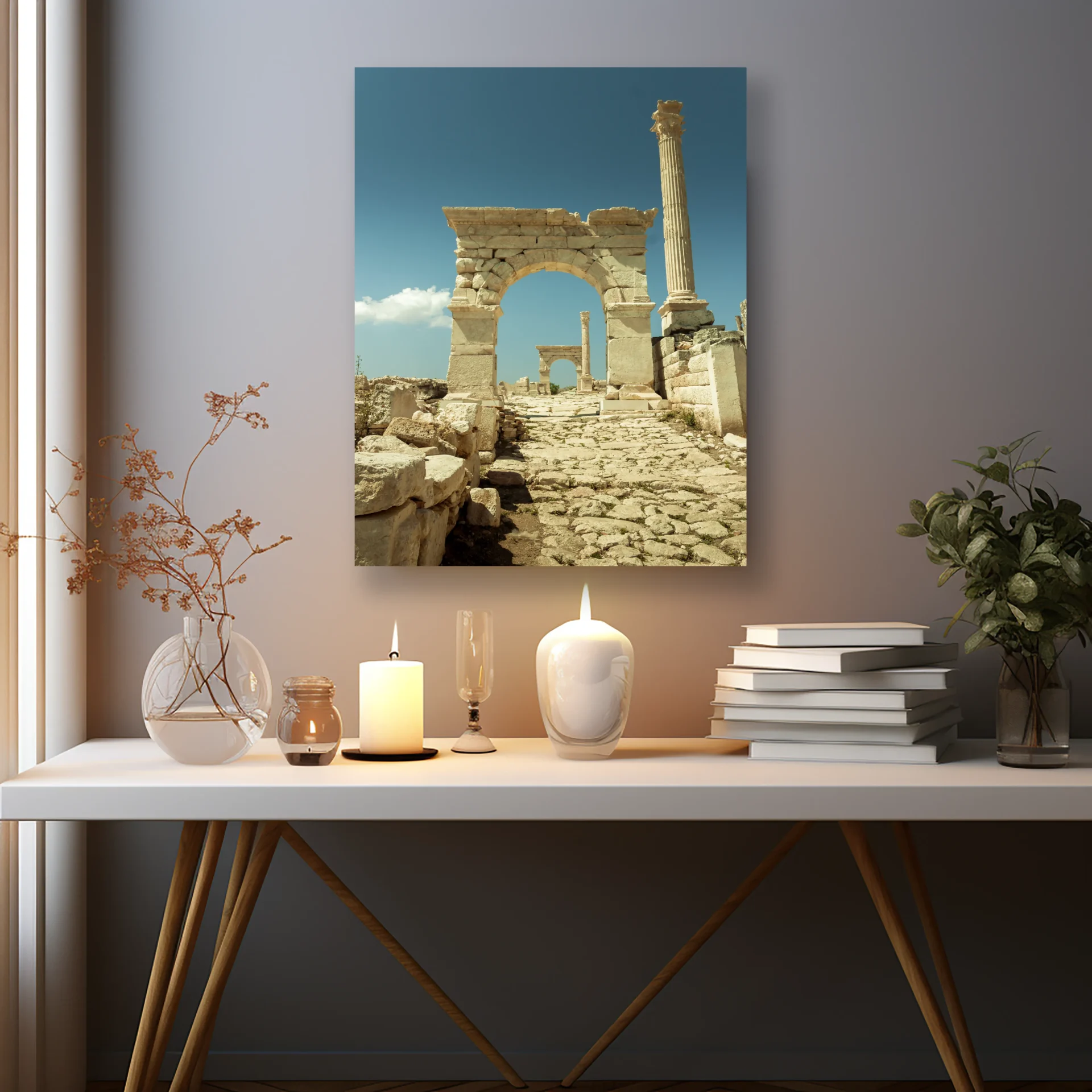 Unutulmuş Uygarlıklar Metal Tablo - Görsel 2