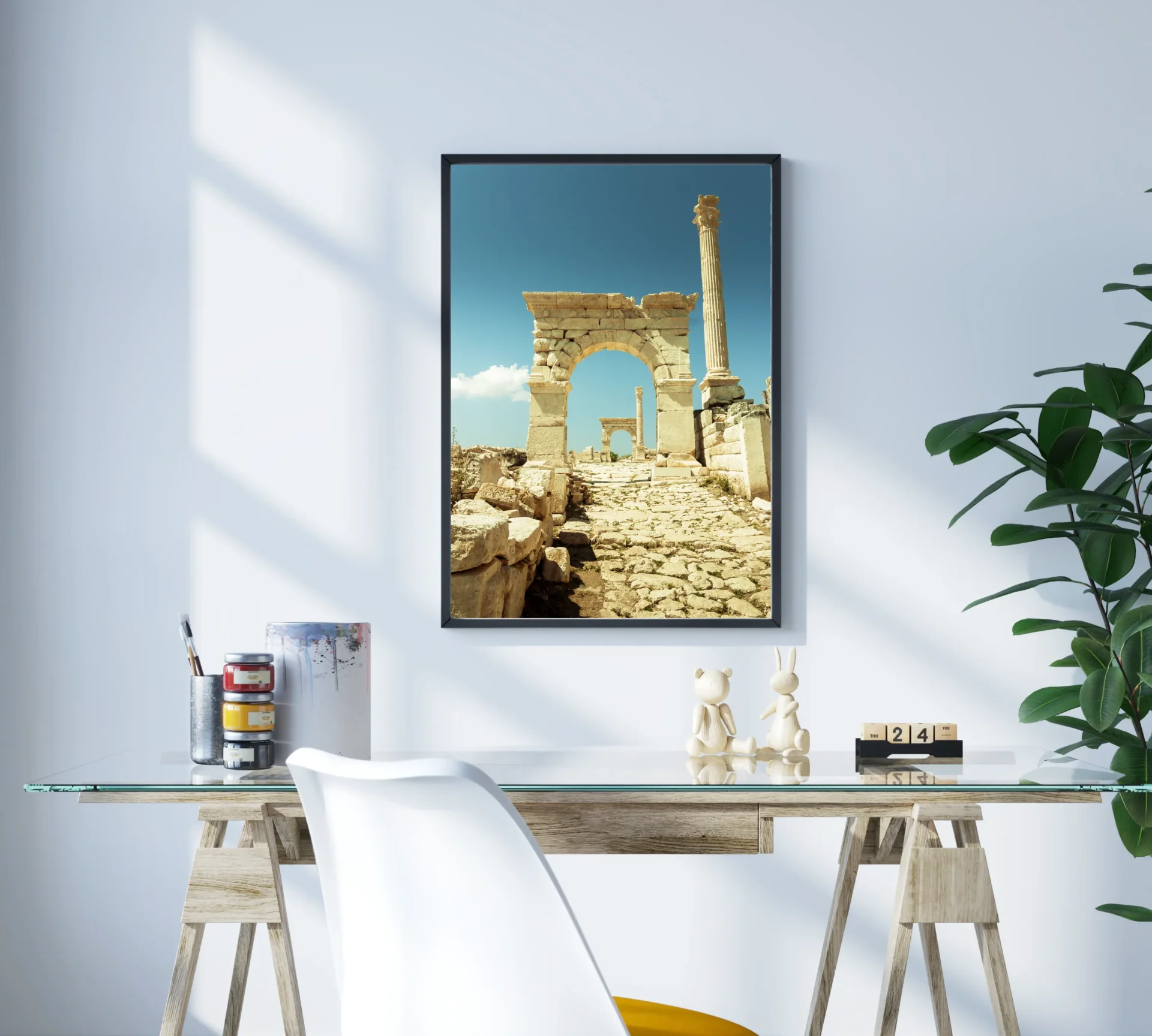 Unutulmuş Uygarlıklar Metal Tablo - Görsel 3