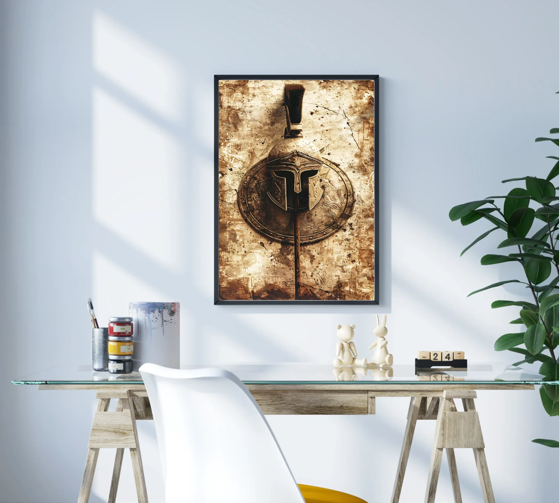 Sparta’nın Savaş Çağrısı Metal Tablo - Görsel 3