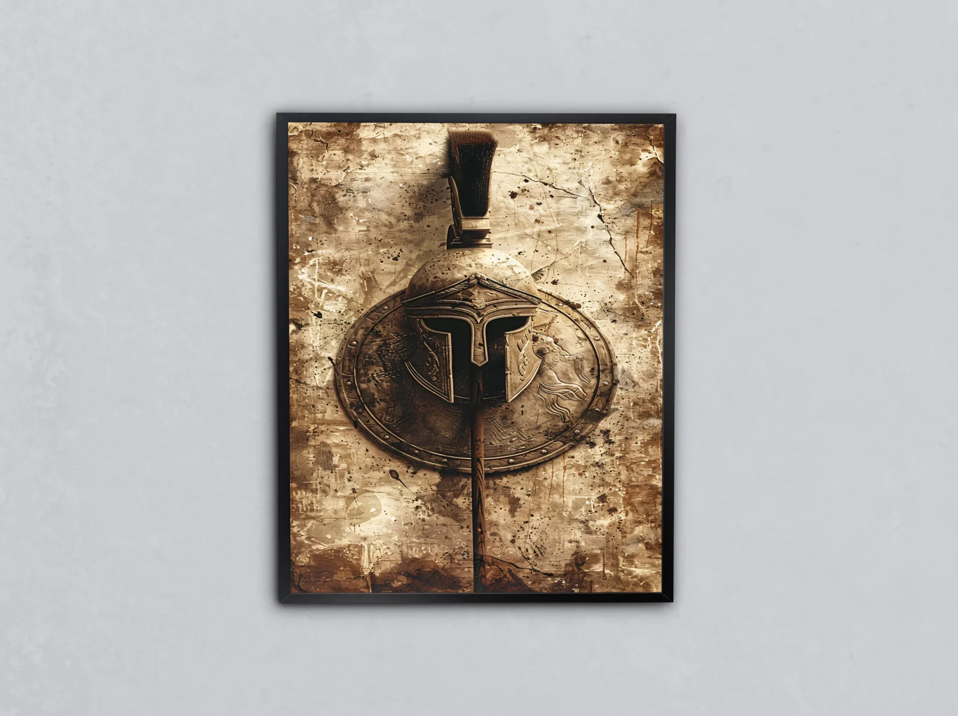 Sparta’nın Savaş Çağrısı Metal Tablo