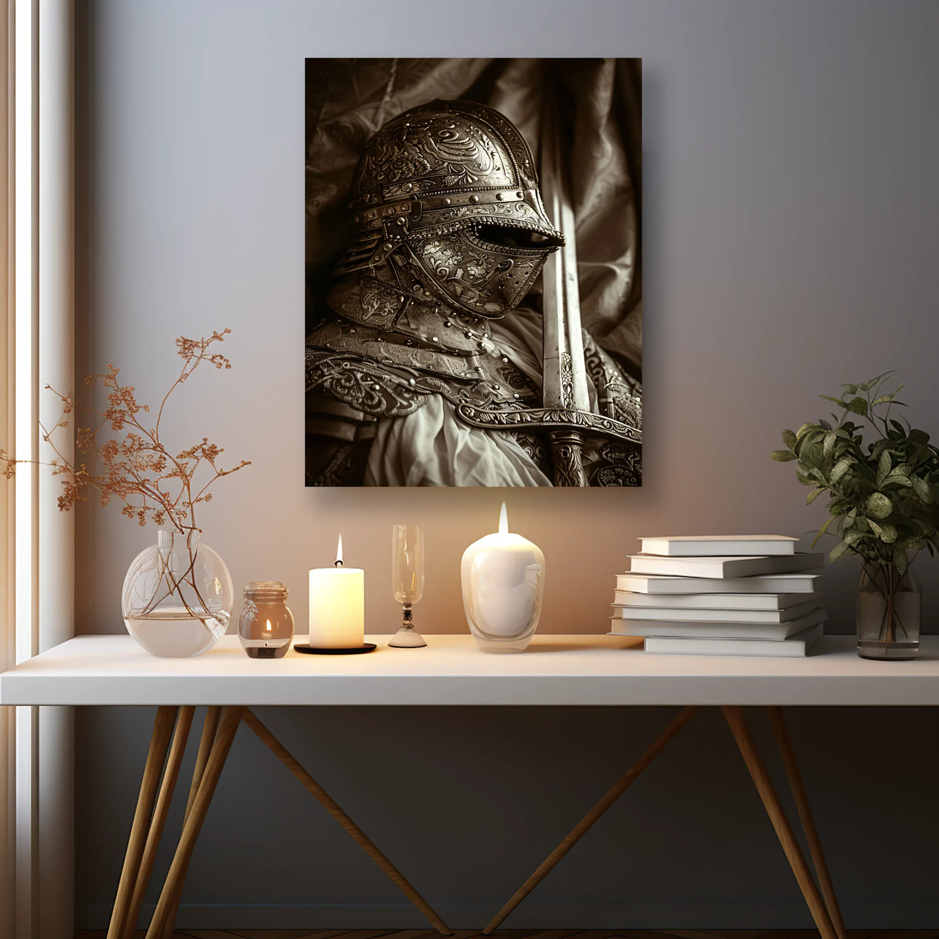 Demirin Sessizliği Metal Tablo - Görsel 2