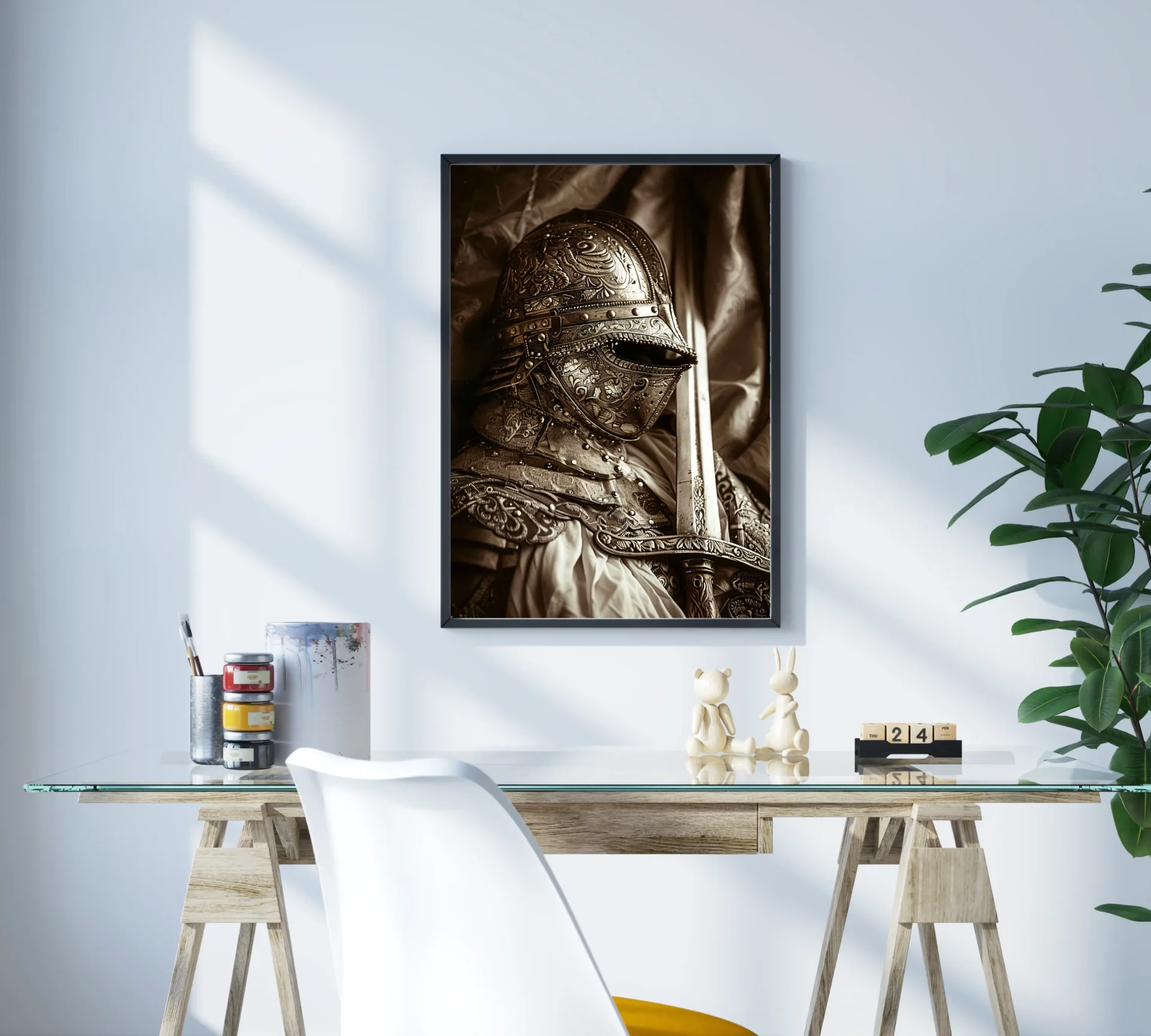 Demirin Sessizliği Metal Tablo - Görsel 3