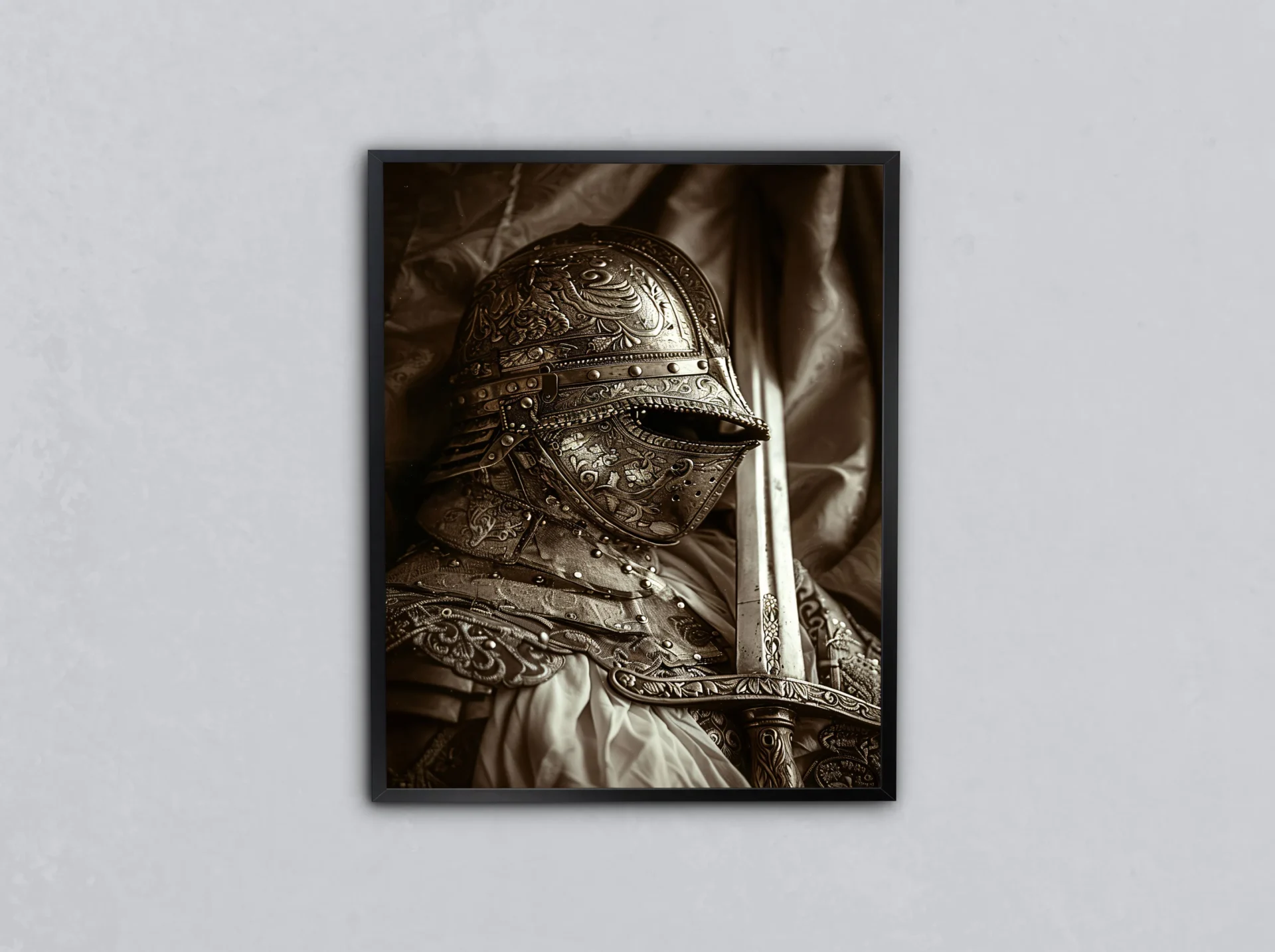 Demirin Sessizliği Metal Tablo