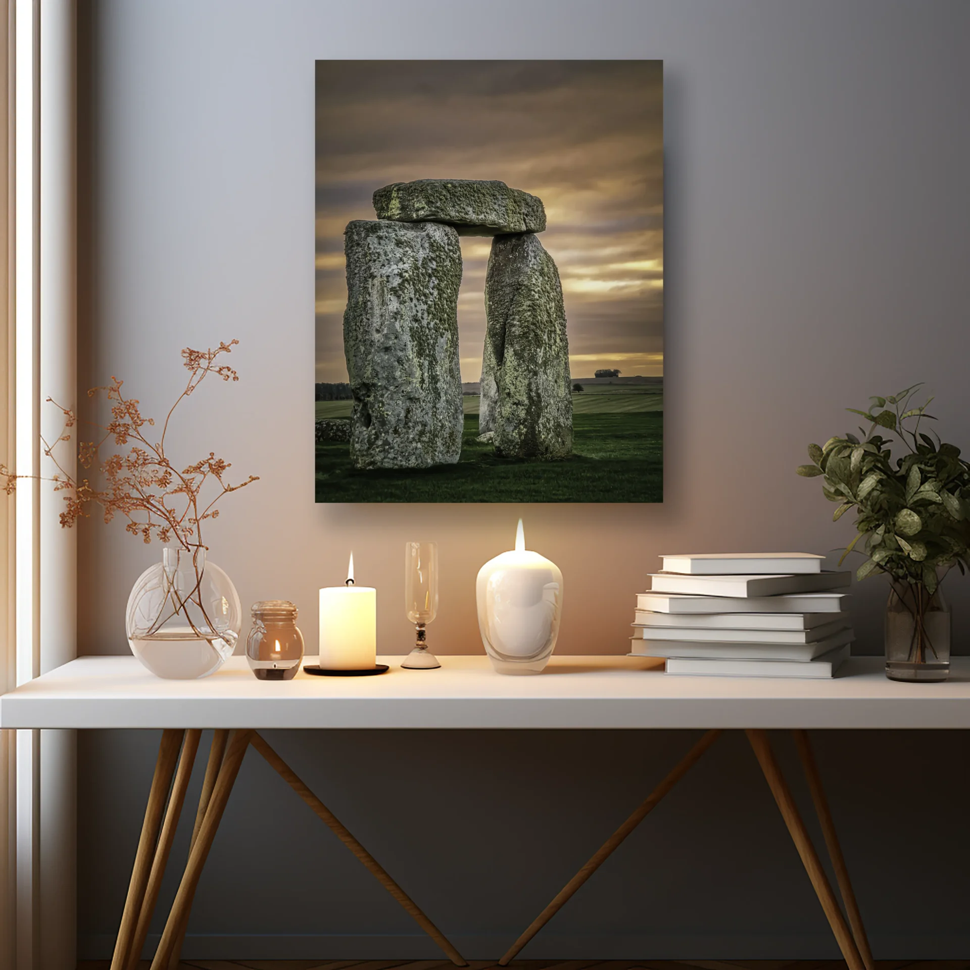 Taşların Sırrı Metal Tablo - Görsel 2