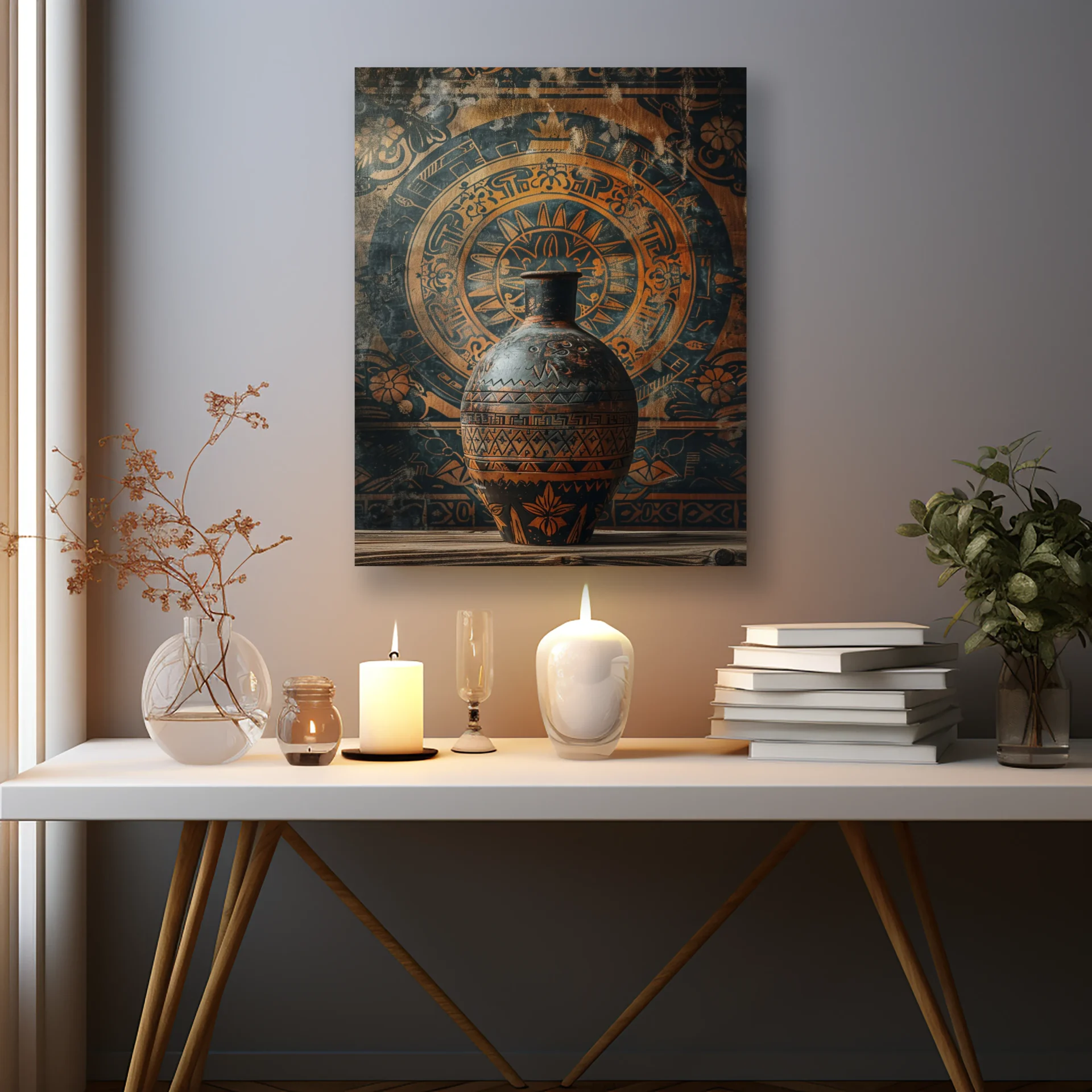 Uzak Doğu'nun Fısıltısı Metal Tablo - Görsel 2