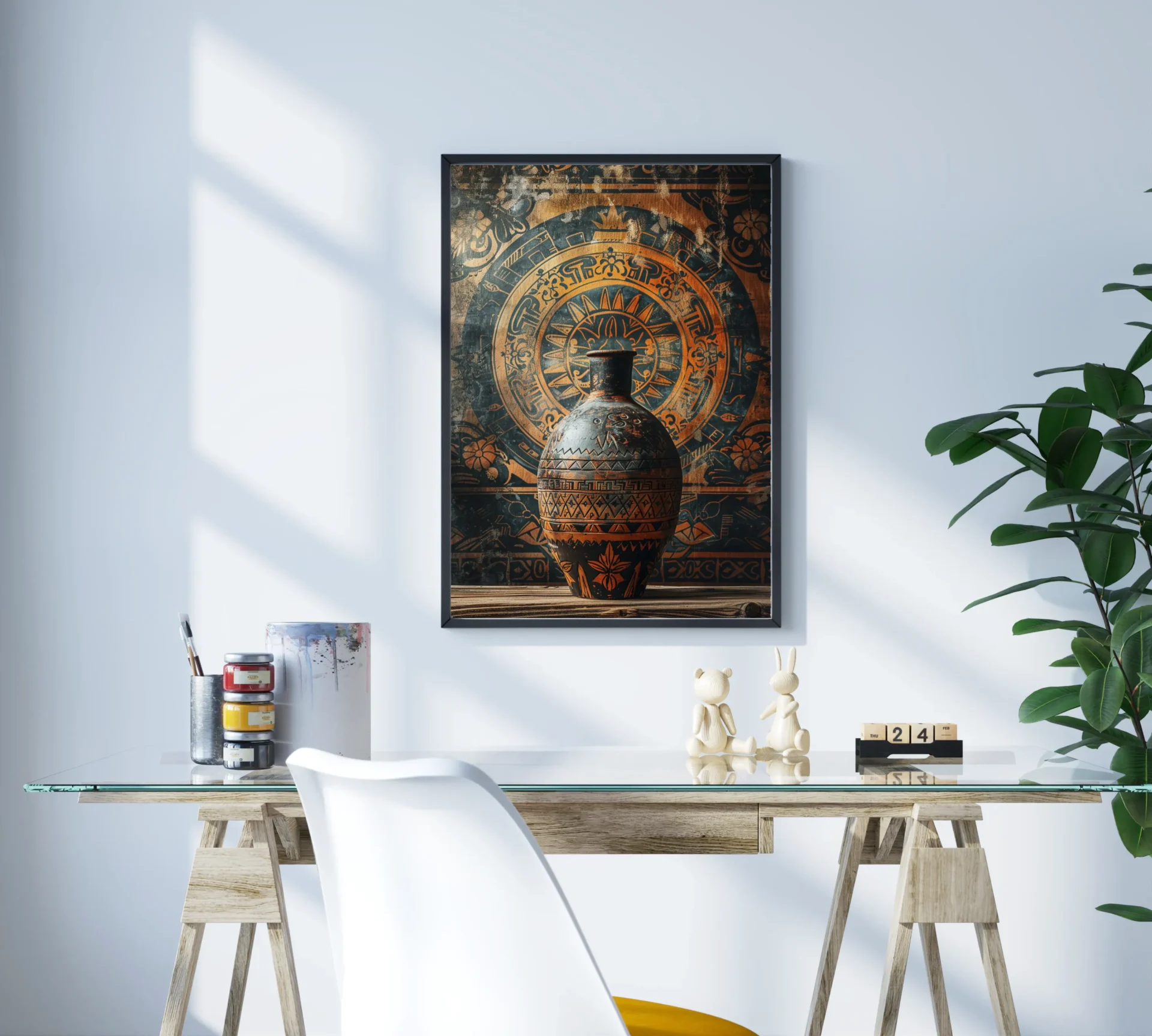 Uzak Doğu'nun Fısıltısı Metal Tablo - Görsel 3