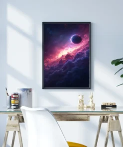 Nebula'nın Fısıltısı Metal Tablo - Görsel 3