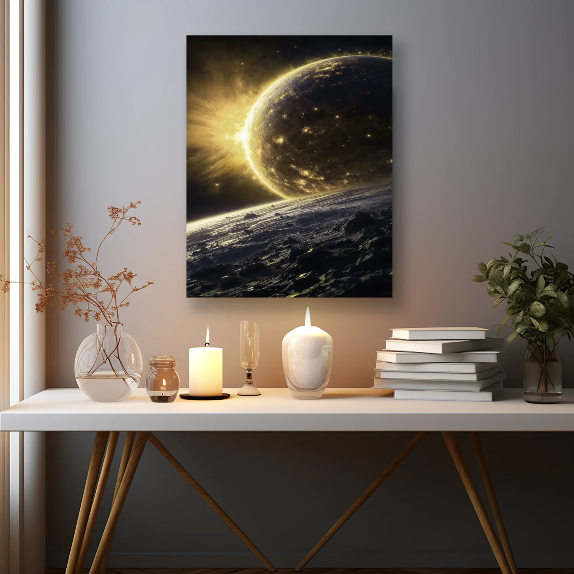 Güneşin Doğuşu Metal Tablo - Görsel 2