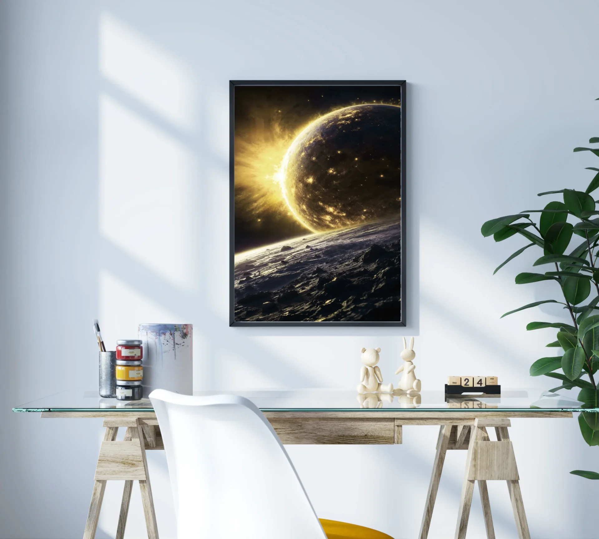 Güneşin Doğuşu Metal Tablo - Görsel 3